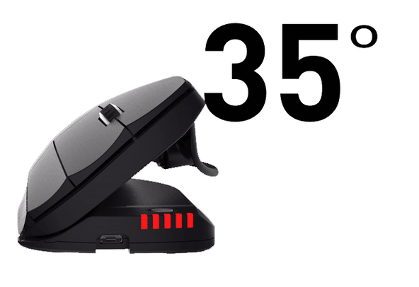 unimouse is a completely vertical and adjustable mouse